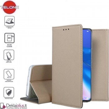Telone smart magnet atverčiamas dėklas - auksinės spalvos (Huawei P40 Lite 5G) Telone smart magnet atverčiamas dėklas - auksinės spalvos (Huawei P40 Lite 5G)